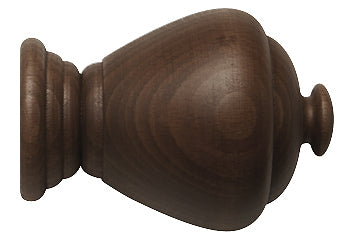 Modern Country 45mm, 55mm Sugar Pot Finial, Dark Oak