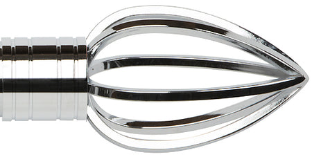 Galleria Metals 35mm Finial Chrome Caged Spear