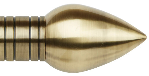 Galleria Metals 35mm Finial Burnished Brass Teardrop