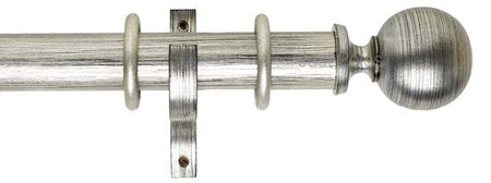 Byron Deluxe 55mm Pole Ball, Black/Silver