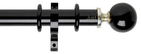 Byron Deluxe 55mm Pole Ball, Ebony/Silver