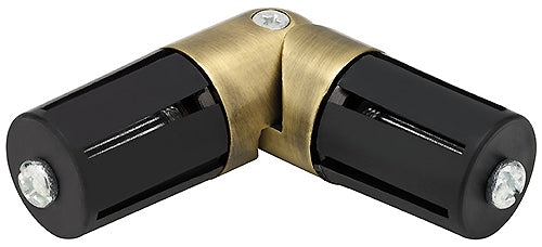 Neo 28mm Elbow Corner Joint, Spun Brass
