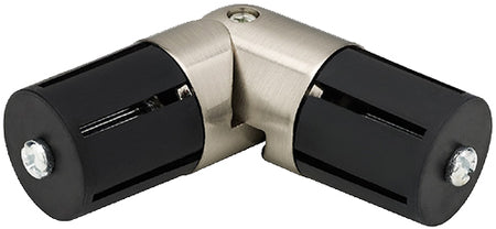 Neo 35mm Pole Elbow Corner Joint, Stainless Steel