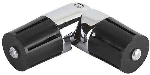 Neo 35mm Pole Elbow Corner Joint, Chrome