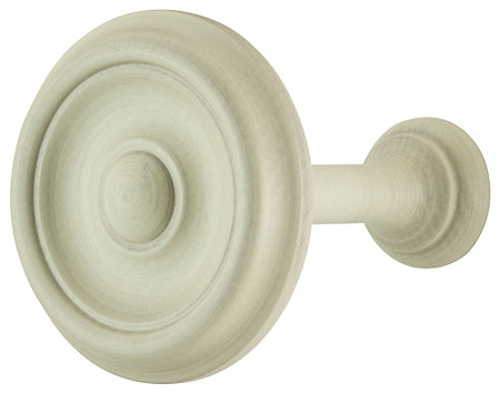 Renaissance Duet Wood Curtain Holdback, Travertine