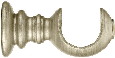 Renaissance Duet 50mm Wood Cup Bracket, Dutch Silver