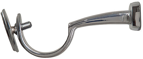 Renaissance Spectrum 35mm Curtain Pole Luxury Centre Bracket, Polished Silver