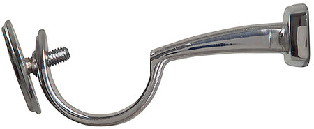 Renaissance Spectrum 35mm Curtain Pole Luxury Centre Bracket, Polished Silver