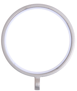 Renaissance Spectrum 50mm Curtain Pole Rings, Titanium