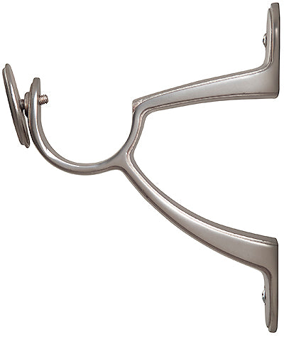 Renaissance Spectrum 50mm Curtain Pole Luxury Bracket, Titanium