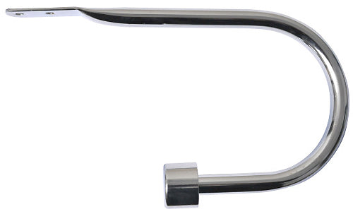 Renaissance Contemporary Holdback Arms, Polished Silver