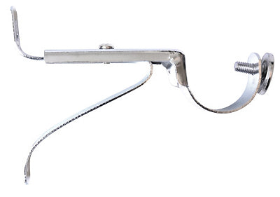 Renaissance 28mm Dimensions Adjustable Brackets, Polished Silver