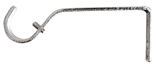 Renaissance 28mm Long Standard Curtain Pole Bracket, Polished Silver