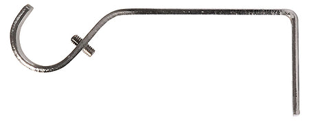 Renaissance 28mm Long Standard Curtain Pole Bracket, Brushed Nickel