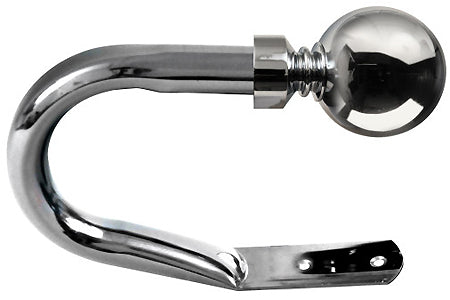 Renaissance Orbit 28mm Ball Holdback, Polished Silver