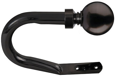 Renaissance Orbit 28mm Ball Holdback, Black Nickel