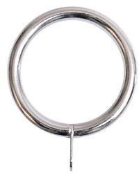 Renaissance 28/25mm Extensis Metal Curtain Pole Rings, Chrome