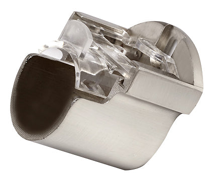 Speedy 28mm Recess Support Bracket, Satin Silver