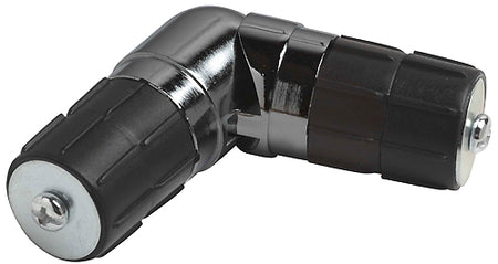 Speedy Pole Corner Joints 28mm, Polished Graphite