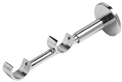 Speedy Double IDC Pole Bracket 28mm, Chrome