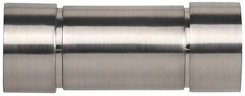 Speedy Poles Apart 28mm Finials only, Satin Silver, Aspect