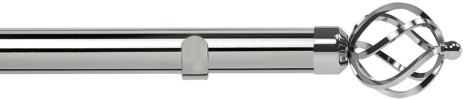 Speedy Poles Apart 28mm Eyelet Pole Chrome, Cage