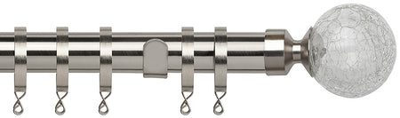 Speedy Poles Apart 28mm Pole Standard Satin Silver, Crash