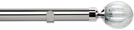 Speedy Poles Apart 28mm Eyelet Pole Chrome, Empire