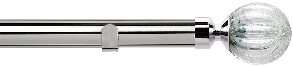 Speedy Poles Apart 28mm Eyelet Pole Chrome, Empire