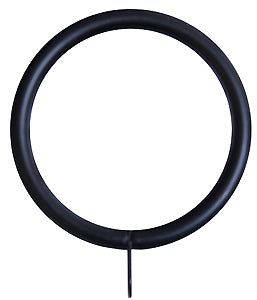 Renaissance 28mm Metal Standard Curtain Rings, Matt Black