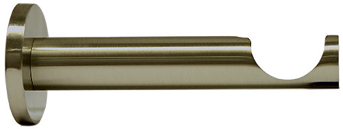 Jones 28mm Contemporary Barrel Bracket, Antique Brass