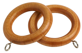 Speedy Victory 28mm Wood Pole Rings, Antique Pine