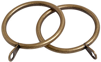 Speedy Freedom 19mm-22mm Extendable Pole Rings, Antique Brass