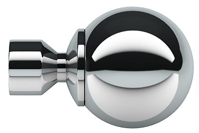 Speedy Freedom 19mm-22mm Extendable Pole Finials, Chrome, Ball