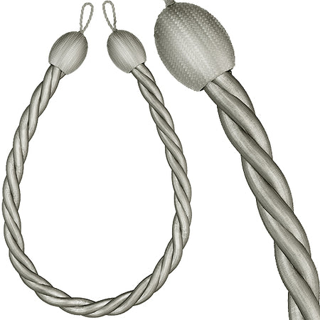 Speedy Victoria Rope Curtain Tieback Embrace, Silver