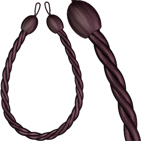 Speedy Victoria Rope Curtain Tieback Embrace, Plum