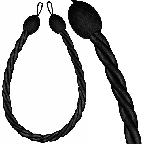 Speedy Victoria Rope Curtain Tieback Embrace, Liquorice