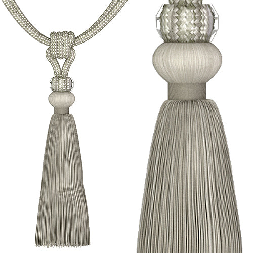 Speedy Natalie Curtain Rope Tieback, Silver
