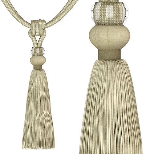Speedy Natalie Curtain Rope Tieback, Oyster