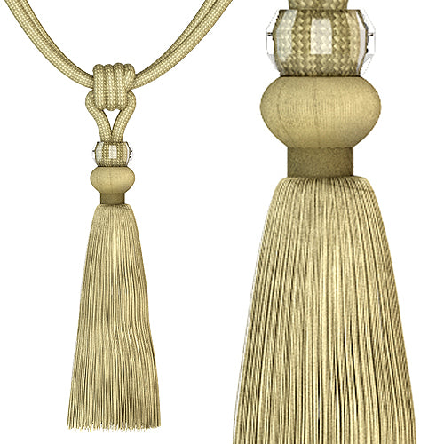 Speedy Natalie Curtain Rope Tieback,Gold – Just Poles