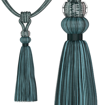 Speedy Natalie Curtain Rope Tieback, Marine