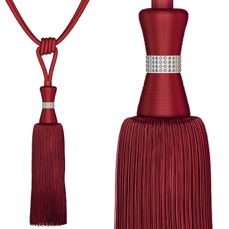 Speedy Chloe Curtain Rope Tieback, Salsa