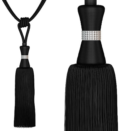 Speedy Chloe Curtain Rope Tieback, Liquorice