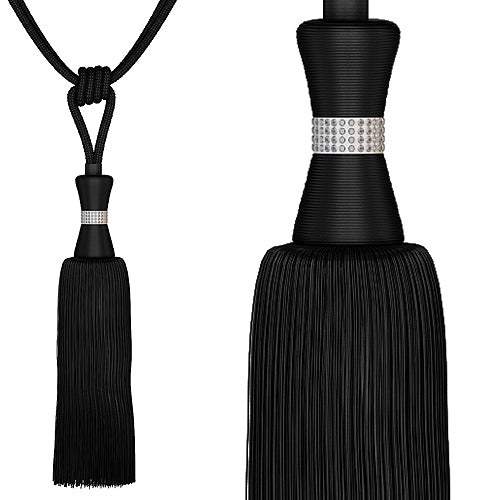 Speedy Chloe Curtain Rope Tieback, Liquorice