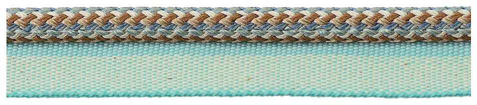 Jones Venice Flanged Cord Trimming, Atlantic