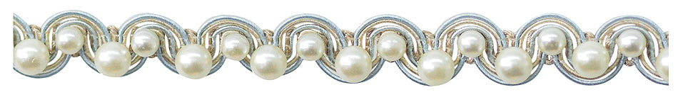 Jones Venice Pearl Gimp Trimming, Powder