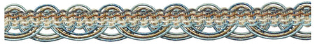 Jones Venice Scroll Gimp Trimming, Atlantic