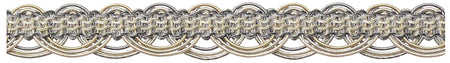 Jones Venice Scroll Gimp Trimming, Dove