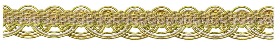 Jones Venice Scroll Gimp Trimming, Pistachio