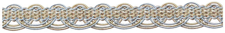 Jones Venice Scroll Gimp Trimming, Powder